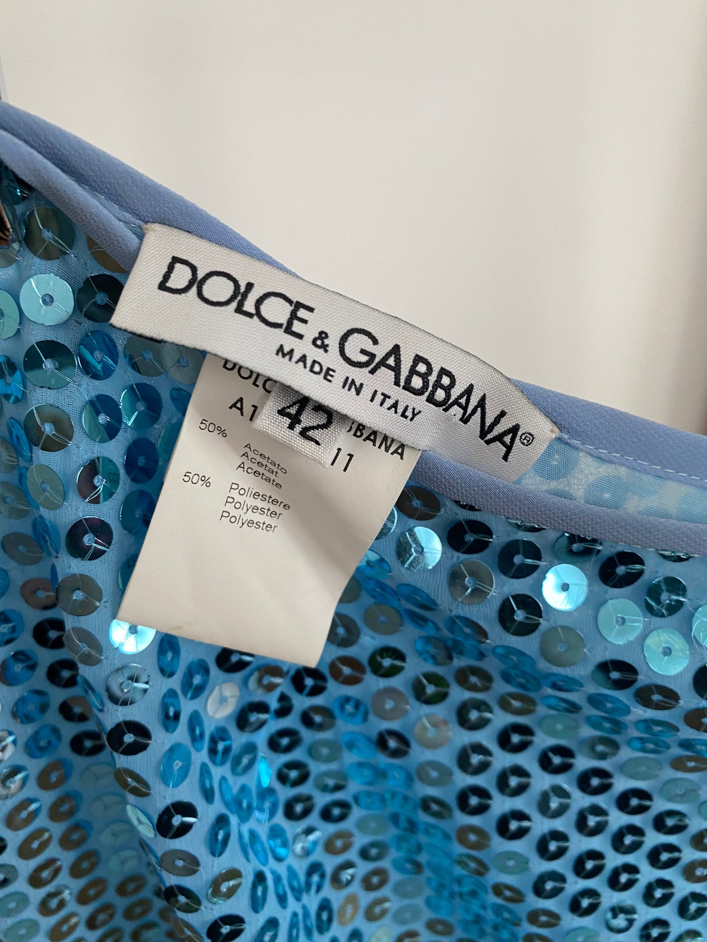 DOLCE E GABBANA PAILLETTES SKIRT