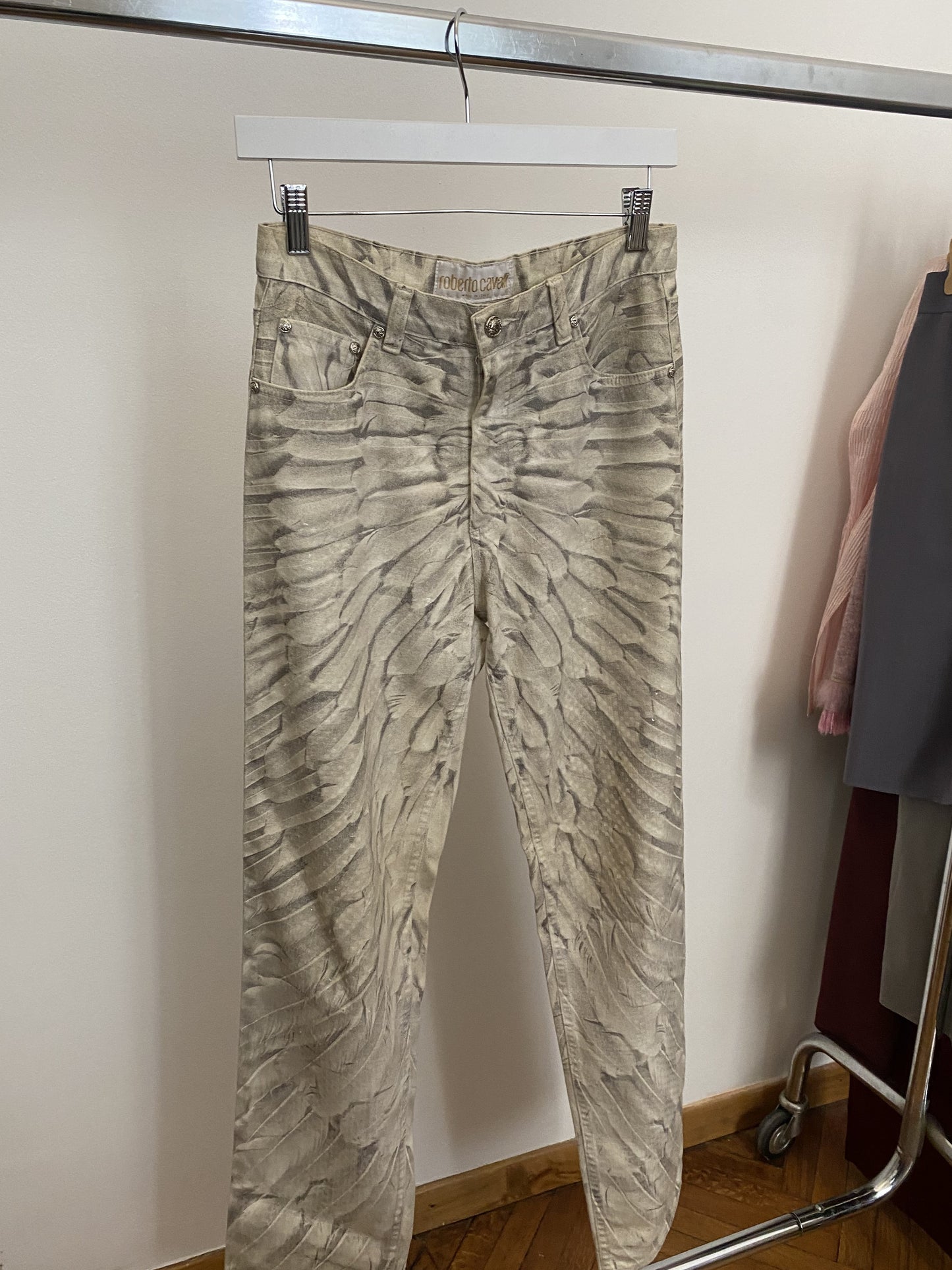 PLUMES SEQUIN DENIM PANT