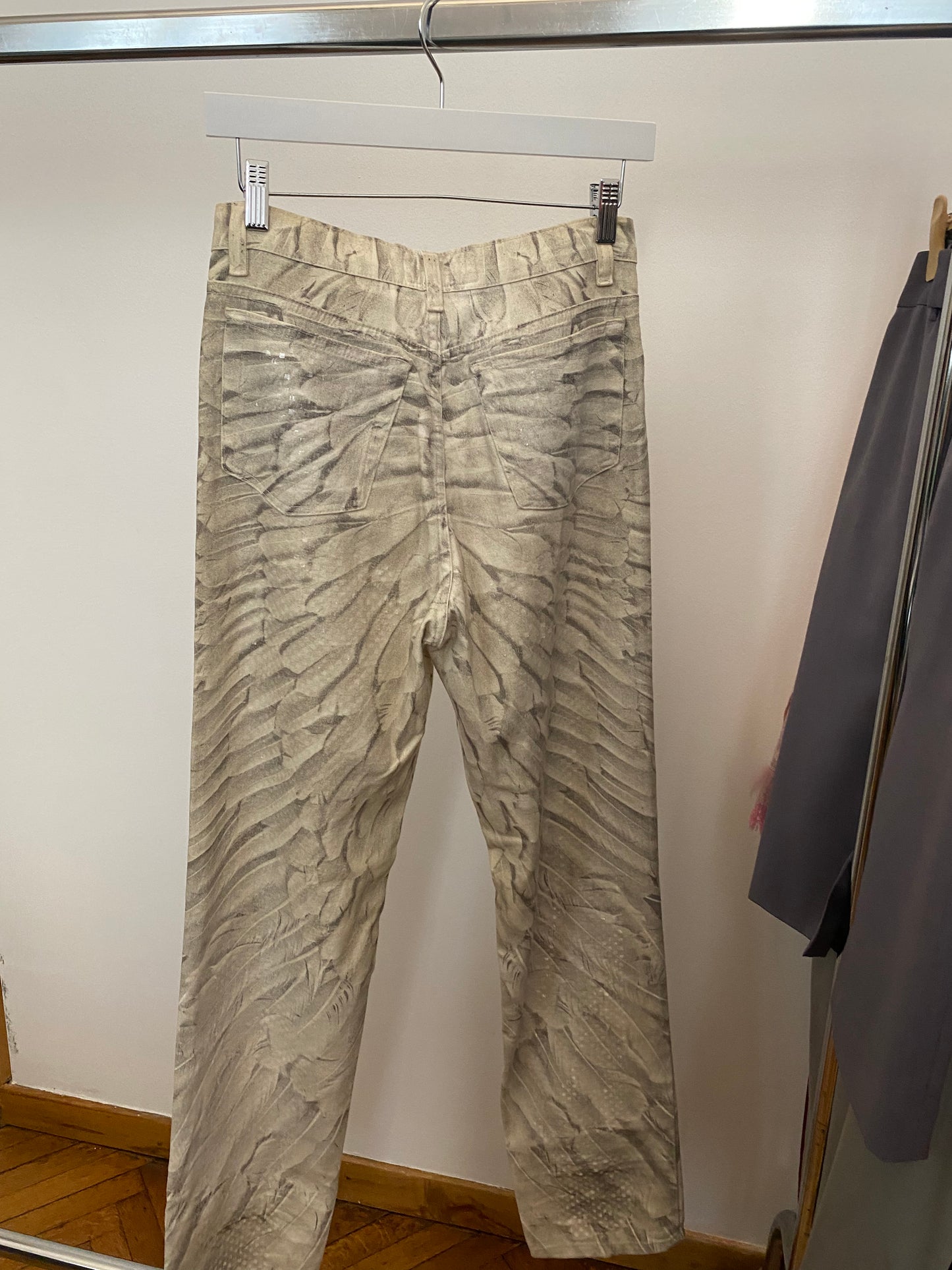 PLUMES SEQUIN DENIM PANT