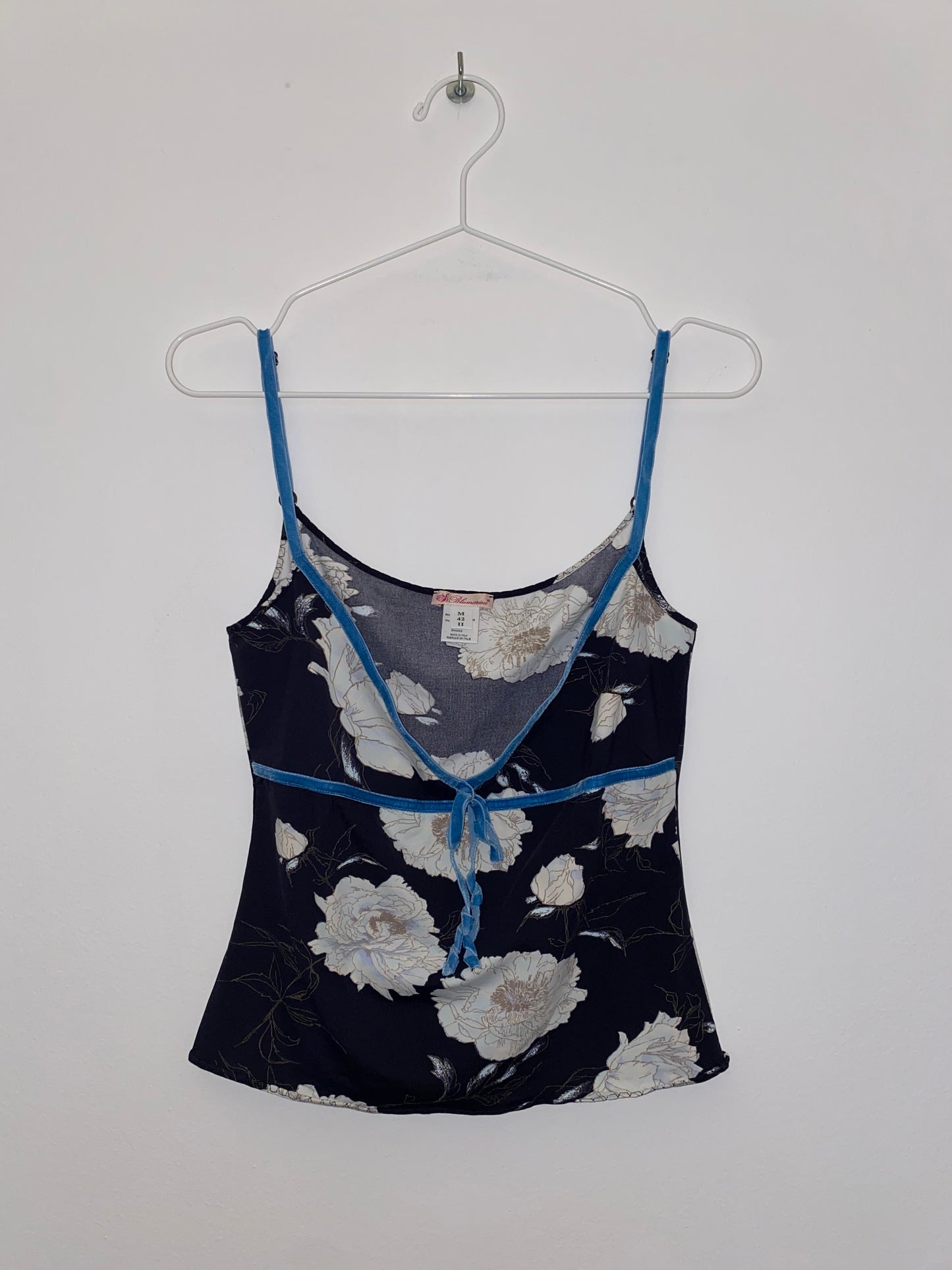 BLUMARINE FLOWER TANK TOP