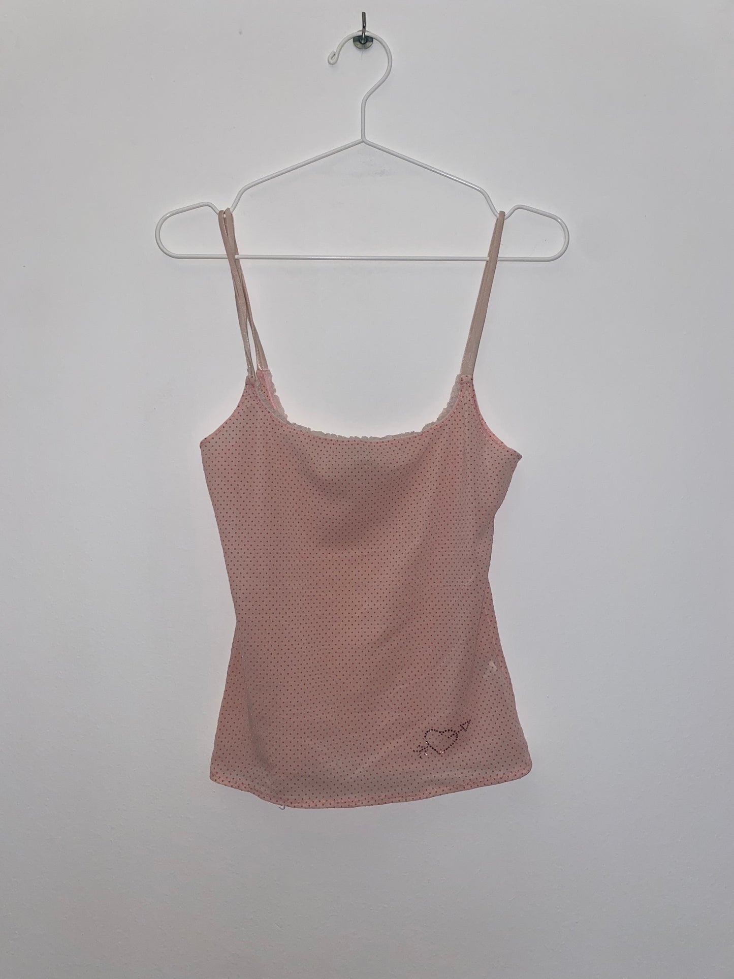 BLUGIRLS PINK POIS TANK TOP