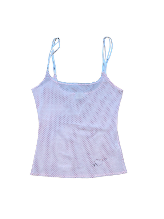 BLUGIRLS PINK POIS TANK TOP