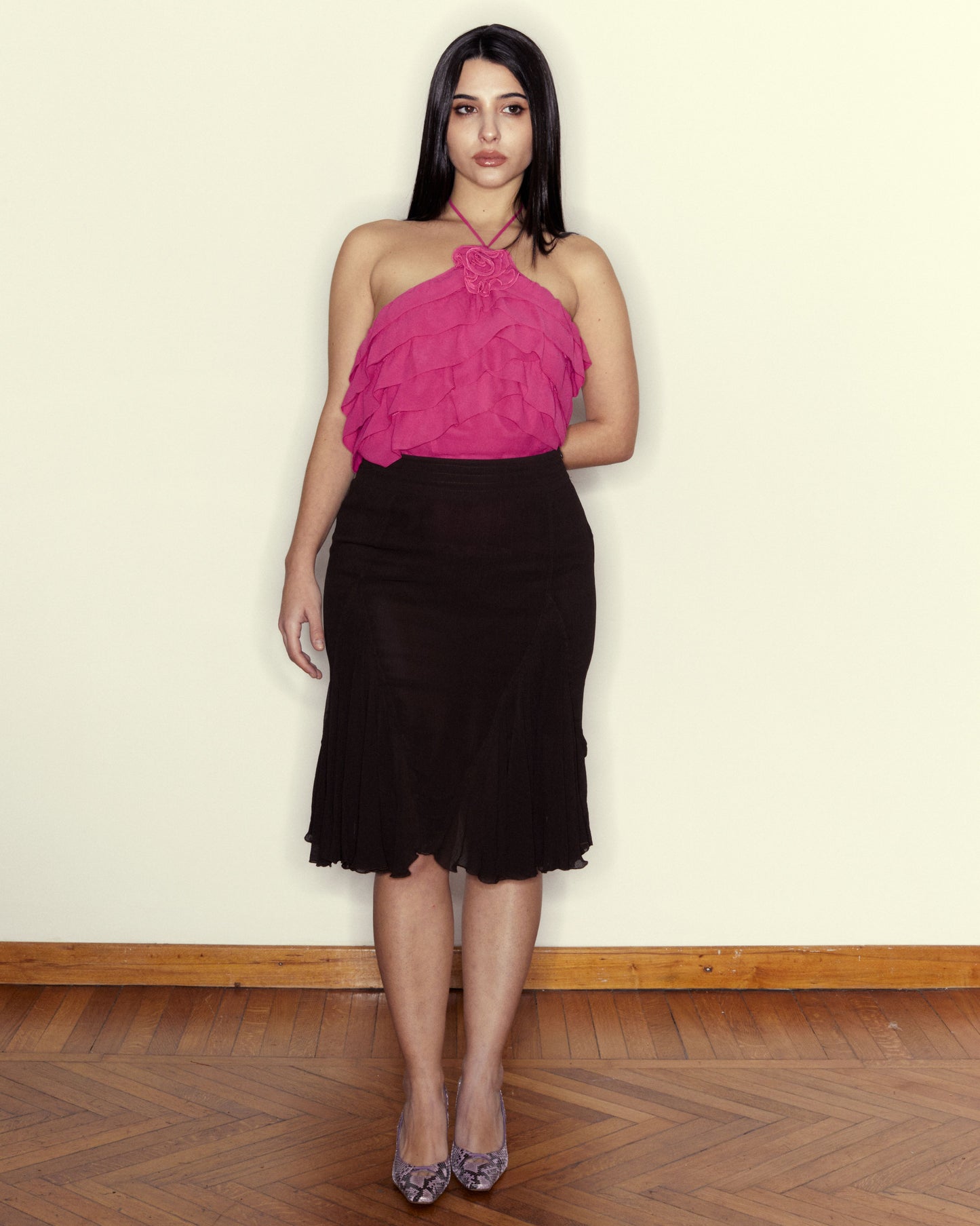 LUISA SPAGNOLI ROSE TOP